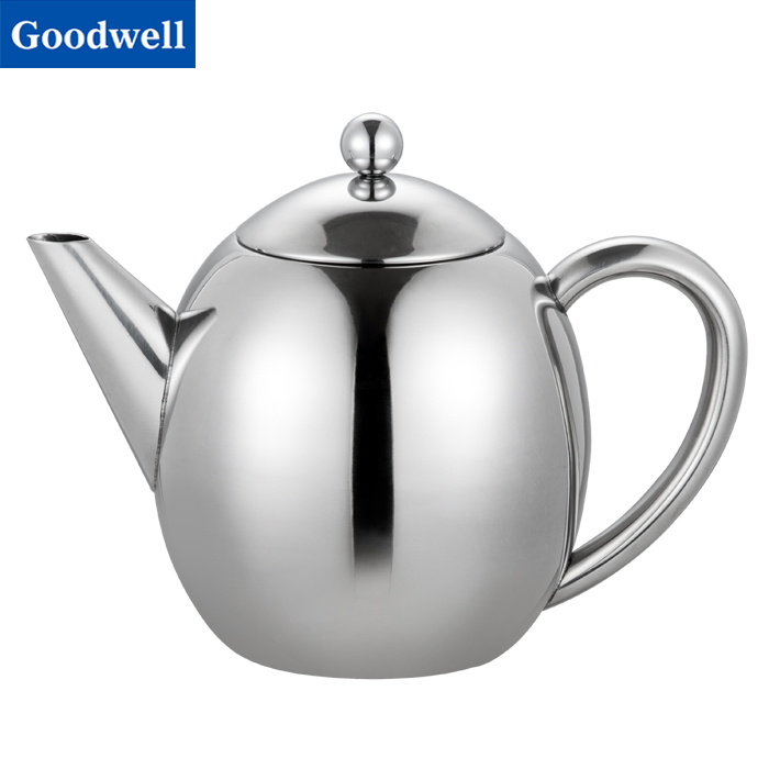 Double Wall Stainless Steel Tea pot